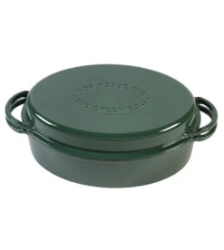 Big Green Egg Dutch Oven Ovaal ø 35 Cm Gietijzer Groen
