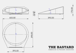 The Bastard Pizza-rotisserie Voor Large -Keuken Grill Winkel afmetingen rotisserie