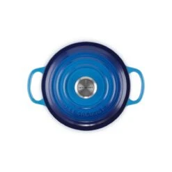Le Creuset Signature Braadpan 6,7 Liter ø 28 Cm Gietijzer Azure -Keuken Grill Winkel braadpan4 1 5
