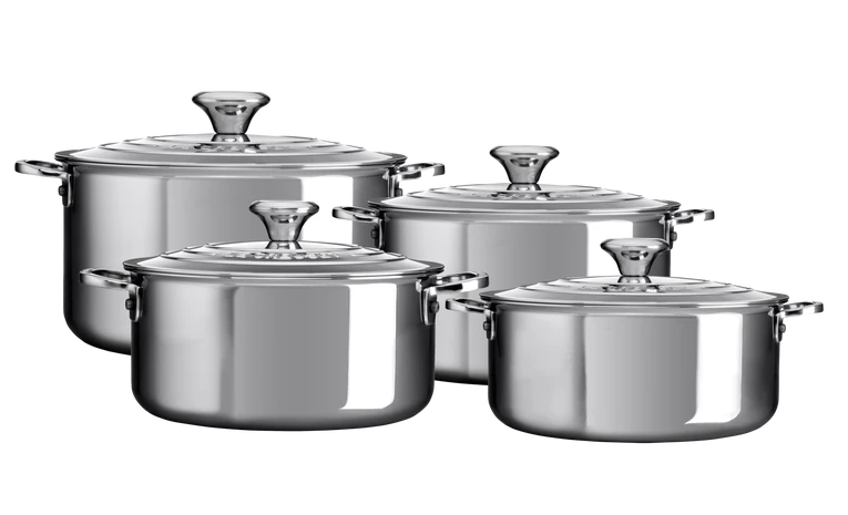 Le Creuset Signature Kookpannenset Rvs 4-delig 1 Le Creuset Signature Kookpannenset Rvs 4-delig