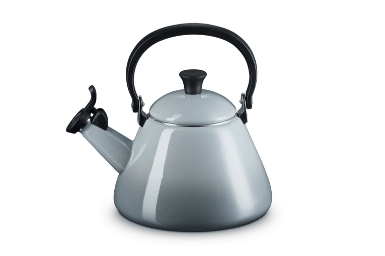 Le Creuset Kone Fluitketel 1,6 Liter Staal Mist Grey