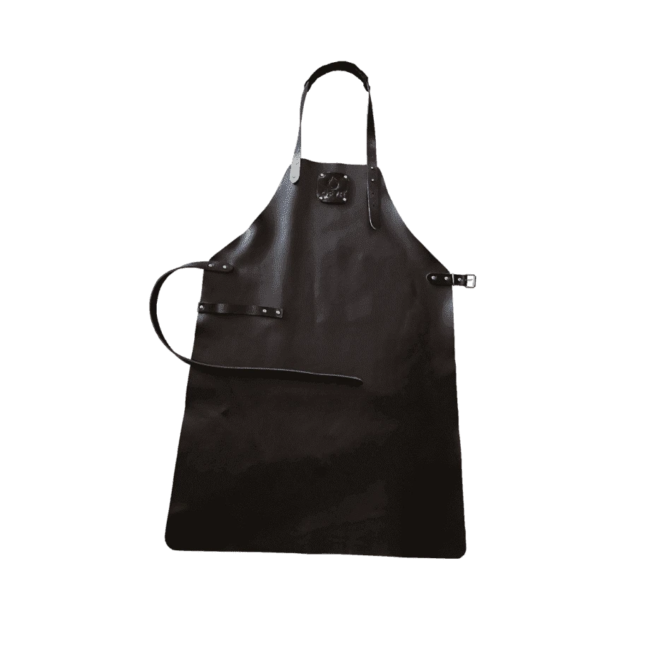 OFYR Leren Schort Zwart 1 OFYR Leren Schort Zwart