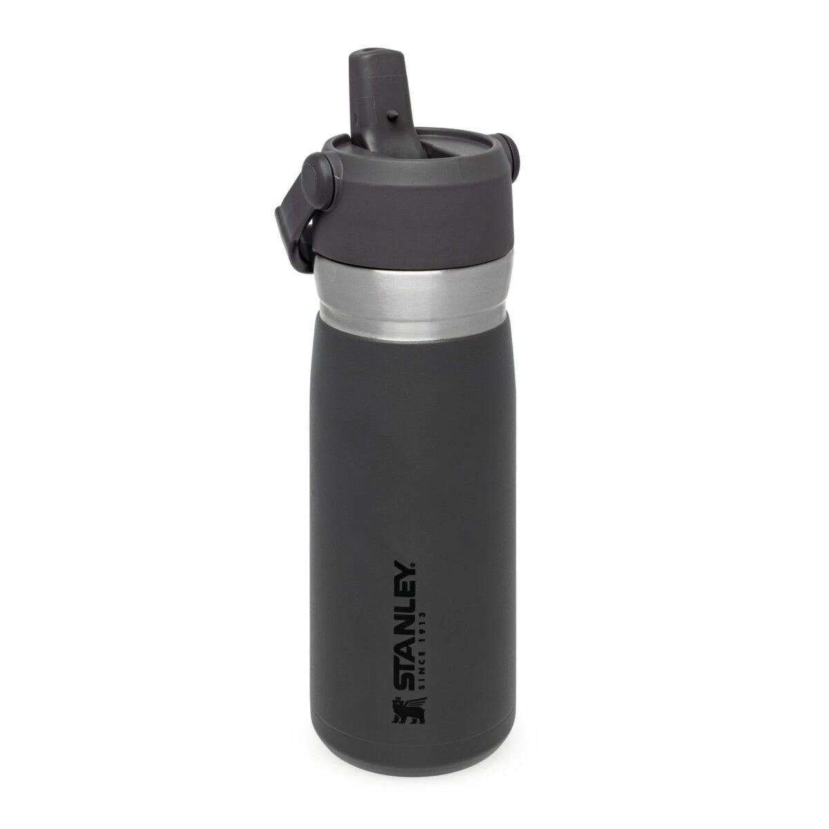 Stanley The IceFlow Flip Straw Water Bottle 650 Ml Charcoal 1 Stanley The IceFlow Flip Straw Water Bottle 650 Ml Charcoal